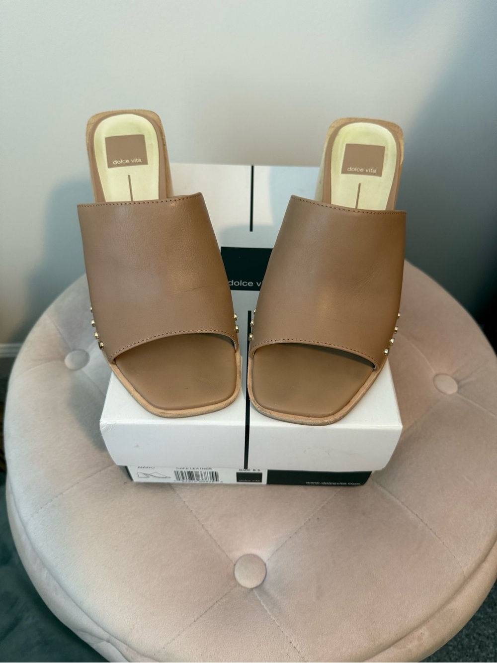 Dolce Vita leather slide/sandal size 8.5